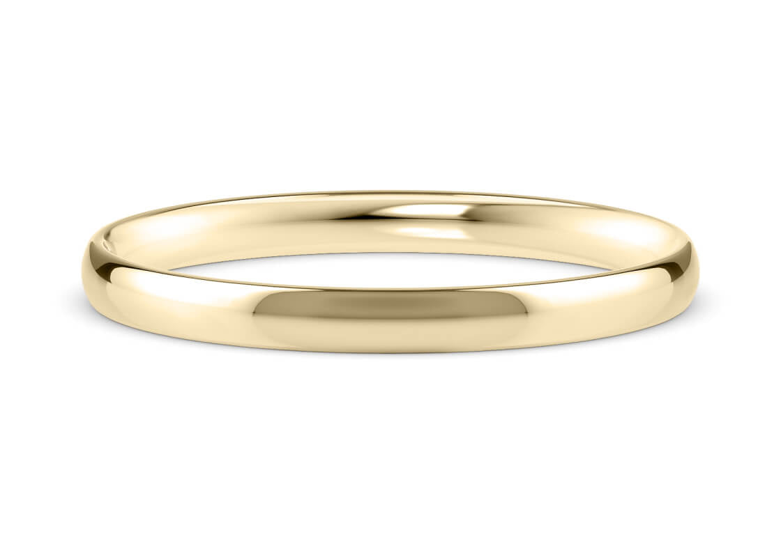 Traditional Court Classic Wedding Ring Solid 18k Yellow/White Gold or 950 Platinum