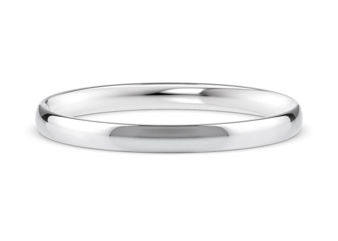 Traditional Court Classic Wedding Ring Solid 18k Yellow/White Gold or 950 Platinum