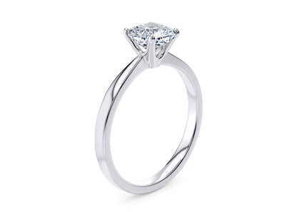 Customisable Cushion Cut Moissanite 18k Solid Yellow/White Gold or 950 Platinum