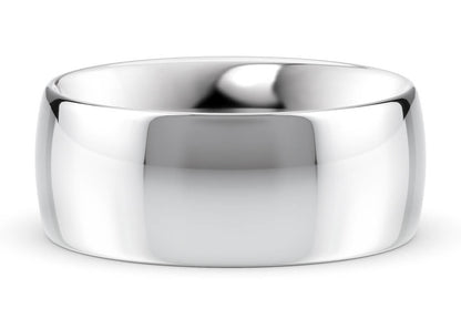 Traditional Court Classic Wedding Ring Solid 18k Yellow/White Gold or 950 Platinum