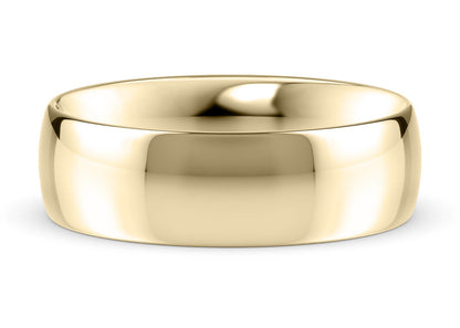Traditional Court Classic Wedding Ring Solid 18k Yellow/White Gold or 950 Platinum