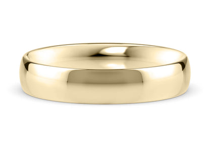 Traditional Court Classic Wedding Ring Solid 18k Yellow/White Gold or 950 Platinum