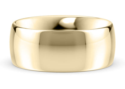 Traditional Court Classic Wedding Ring Solid 18k Yellow/White Gold or 950 Platinum