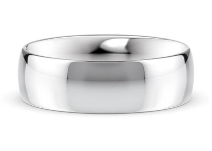 Traditional Court Classic Wedding Ring Solid 18k Yellow/White Gold or 950 Platinum