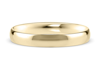 Traditional Court Classic Wedding Ring Solid 18k Yellow/White Gold or 950 Platinum