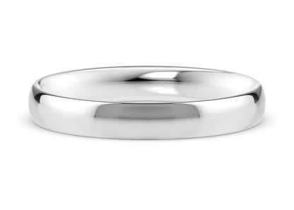 Traditional Court Classic Wedding Ring Solid 18k Yellow/White Gold or 950 Platinum