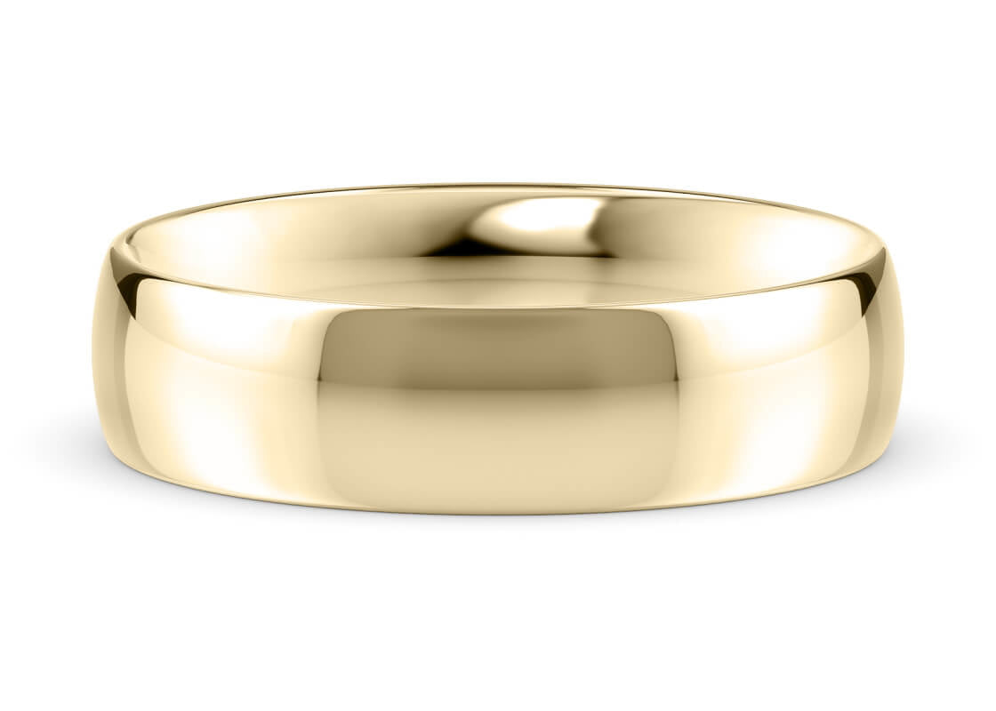 Traditional Court Classic Wedding Ring Solid 18k Yellow/White Gold or 950 Platinum