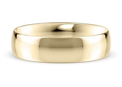 Traditional Court Classic Wedding Ring Solid 18k Yellow/White Gold or 950 Platinum