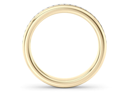 Zeus Men's Moissanite Wedding Ring Solid 18k Yellow/White Gold or 950 Platinum